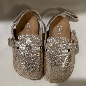 Toddler girls gap glittery slip on shoes